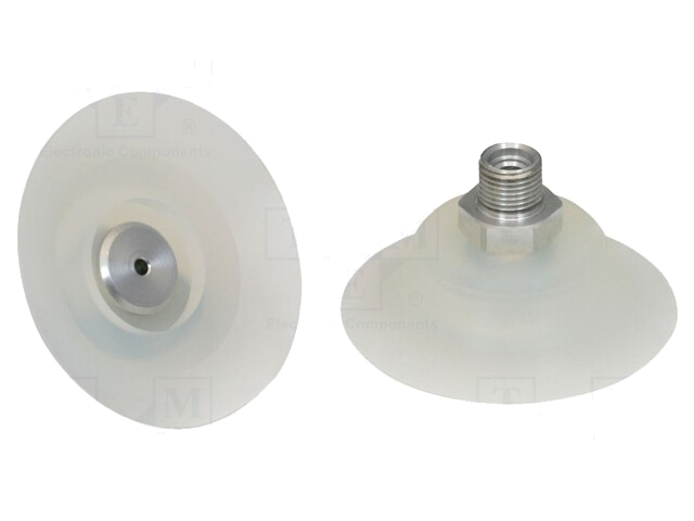 Zuignap; 50mm; G1/8-AG; Shorehardheid: 55; 7cm3; 91N; PFYN Zuignap; 50mm; G1/8-AG; Shorehardheid: 55; 7cm3; 91N; PFYN